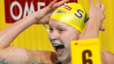 Photo of السباحة السويدية سارة خوستروم تحصل على المدالية الذهبية الثانية في بطولة أوربا