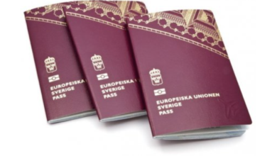 Photo of الحكومة السويدية ترفع رسم التقديم على الجواز السويدي