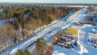 Photo of بدأ العمل على خط السكك الحديدية العابر للحدود بين فنلندا والسويد
