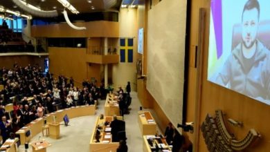 Photo of فولوديمير زيلينسكي  في كلمته أمام البرلمان السويدي: ما فعلته السويد كان قرارًا تاريخيًا